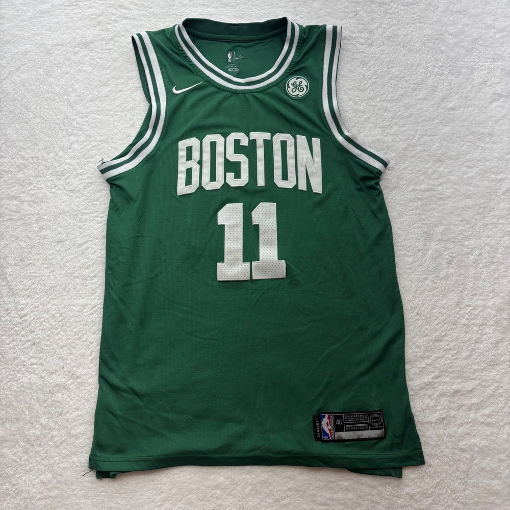 Nike Boston Celtics Kyrie Irving 11 NBA Jersey Green Mens Medium 48 GE Patch